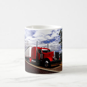 Tasse rouge de Sensenig Peterbilt 379