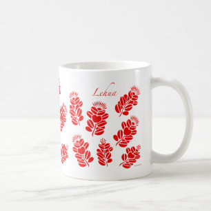 Tasse rouge d'Hawaï Lehua - tasse de café