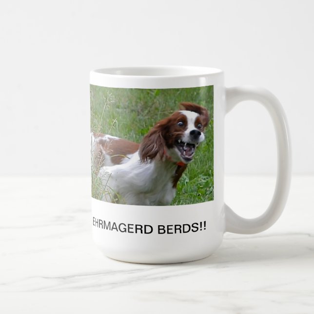 Tasse rouge et blanche irlandaise de poseur (Droite)