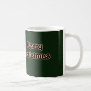 Tasse rougeoyante de Joyeux Noël
