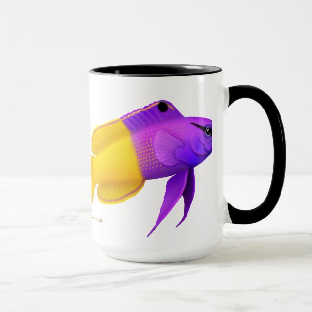 Tasse royale de poissons de récif coralien de (Droite)