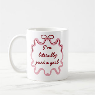 Tasse Ruban à Nœud Papillon Rose Tendance