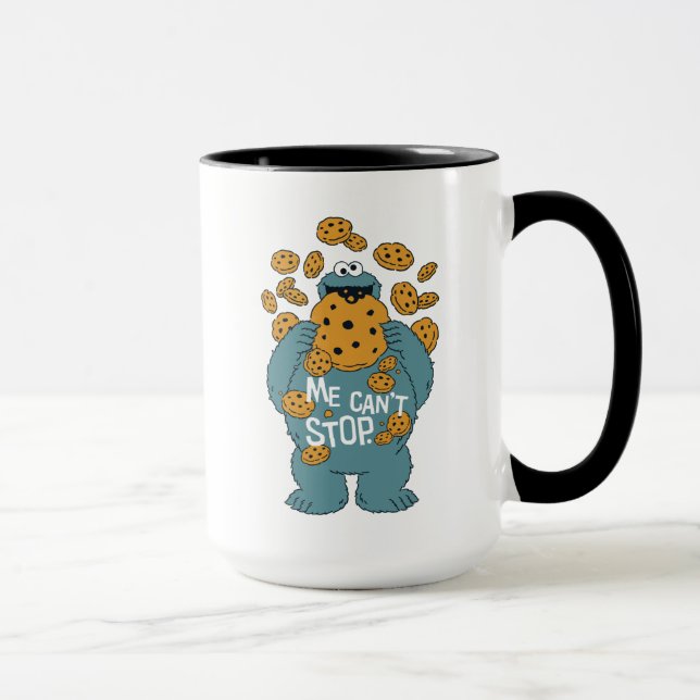 Tasse Rue Sésame | Cookie Monster - Me Can't Stop (Droite)