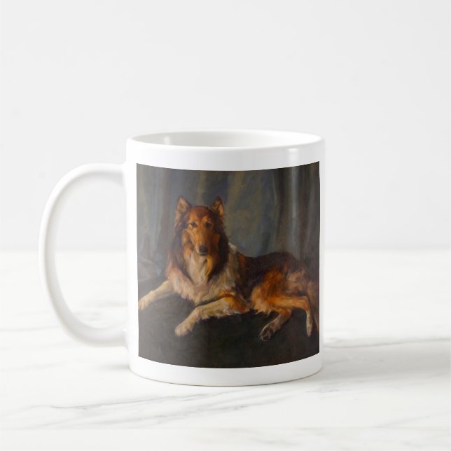 tasse rugueuse de colley (Gauche)