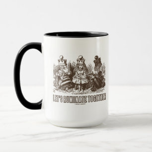 Tasse Ruminons ensemble (Reines blanches rouges d'Alice)