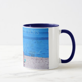 Tasse Sable bleu dans les orteils