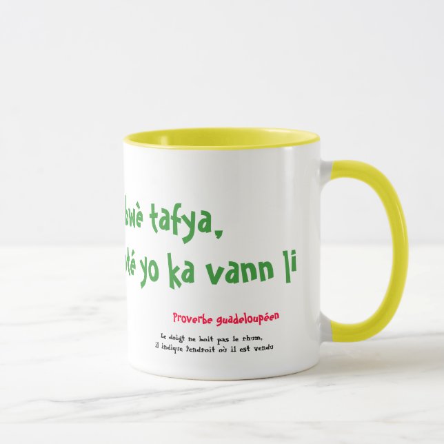 Tasse Sagesse des iles. (Droite)