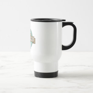 Tasse saine de voyage de logo de Voyager