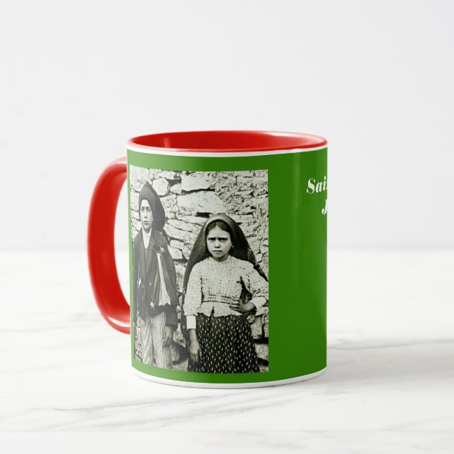 Tasse Saint Francisco Marto et Saint Jacinta Marto (Devant gauche)