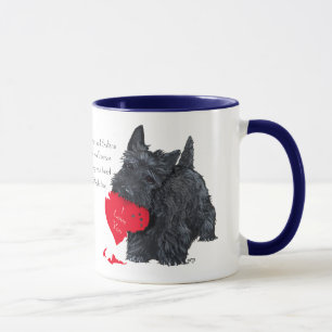 Tasse Saint-Valentin Terrier Écossais