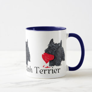 Tasse Saint-Valentin Terrier Écossais