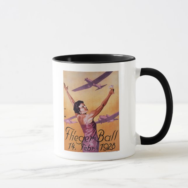 Tasse Salon de l'aviation à l'affiche du Promo Hotel Wag (Droite)