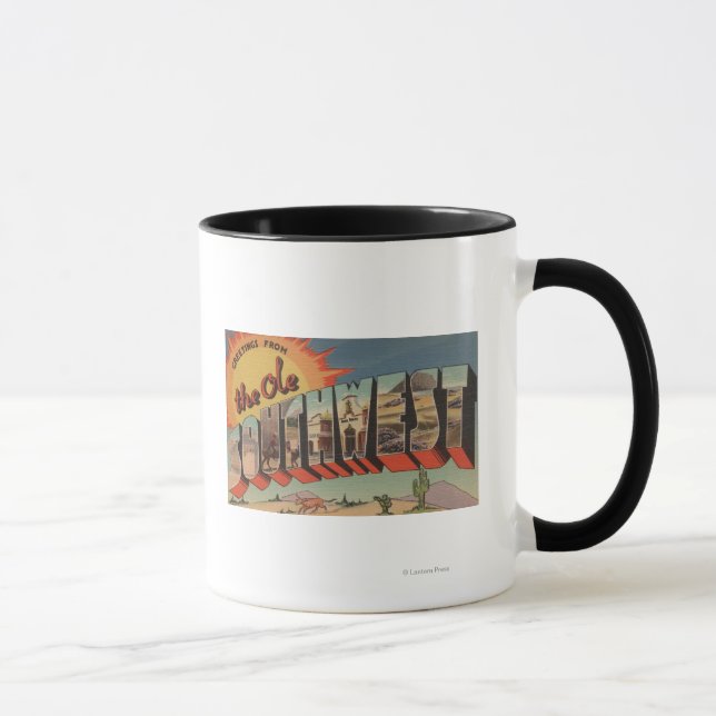 Tasse Salutations de l'Ole Southwest (Droite)