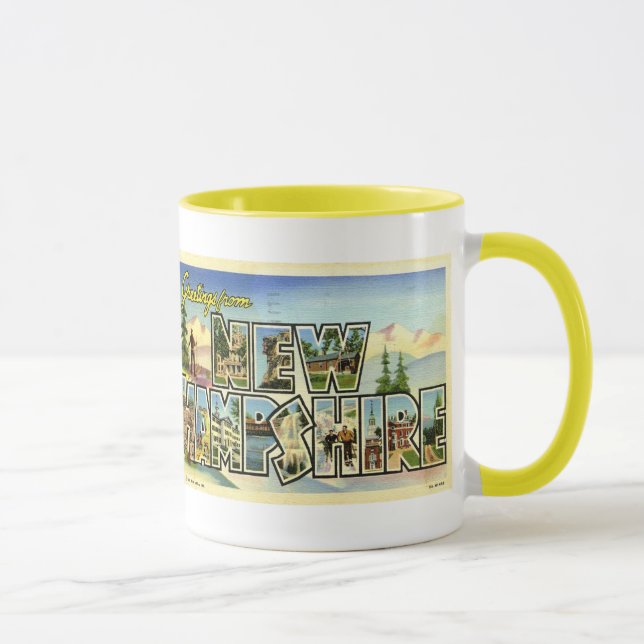 Tasse Salutations Du New Hampshire (Droite)
