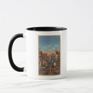 Tasse San Francisco, CA - funiculaires montant