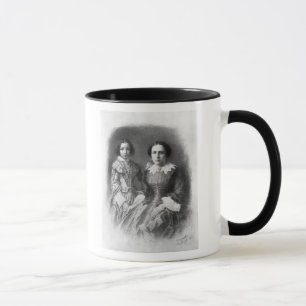 Tasse Sarah Bernhardt et sa mère ?