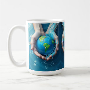 Tasse « Sauvez la Terre, planète eau »
