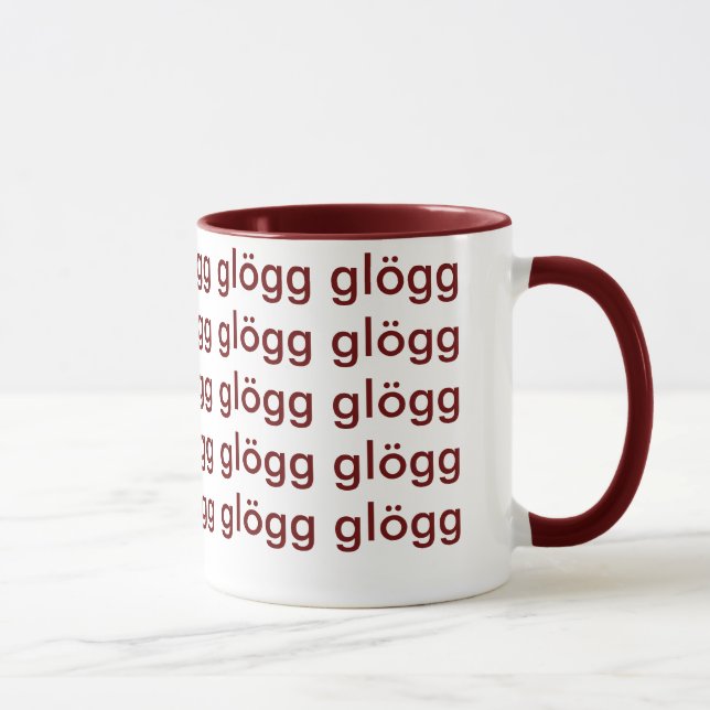 Tasse Scandinave drôle de Glogg Glogg Glogg (Droite)