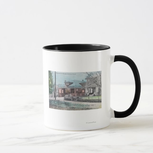 Tasse Scène de la résidence sur la rue Coloma (Droite)