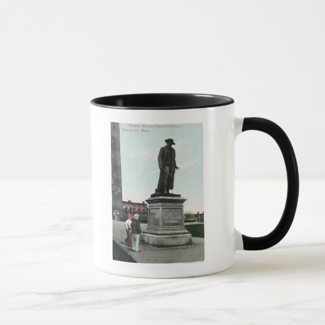 Tasse Scène de la statue du colonel William Prescott (Droite)