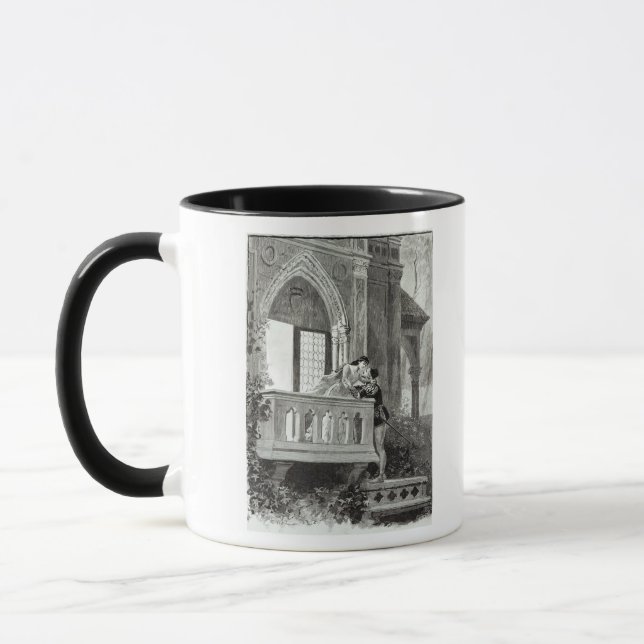 Tasse Scène de l'acte II de Romeo et de Juliet (Gauche)