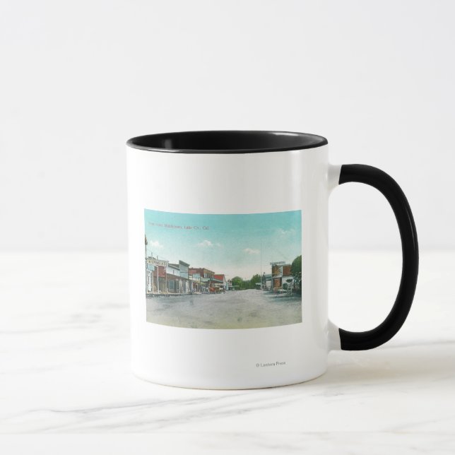 Tasse Scène de rue dans MiddletownMiddletown, CA (Droite)