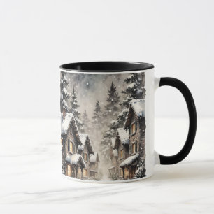 Tasse Scène hivernale enneigée