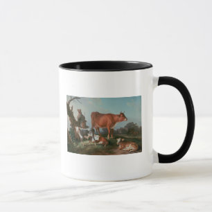 Tasse Scène pastorale avec un vacher