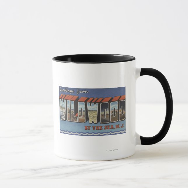 Tasse Scènes de grandes lettres - Bois sauvage au bord d (Droite)