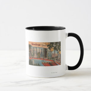 Tasse Scènes de lettre de la Californie (ouest d'or)