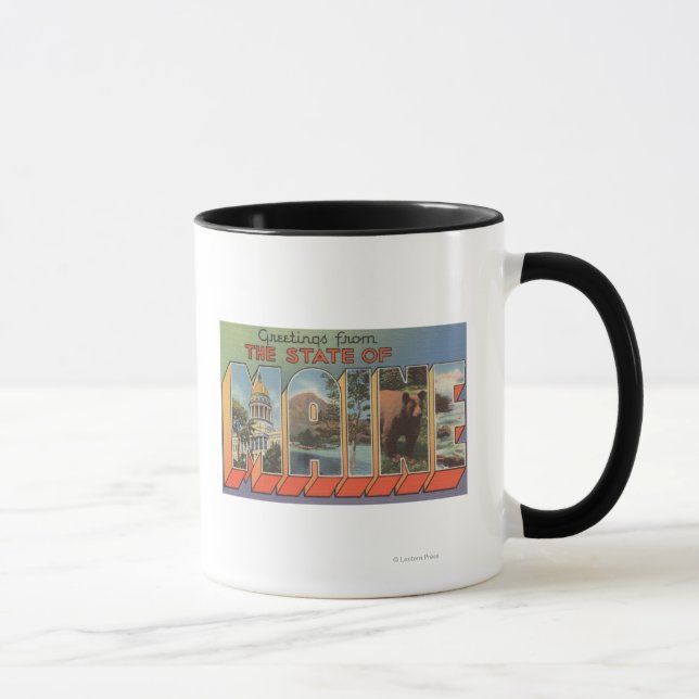 Tasse Scènes de lettres MaineLarge (Droite)