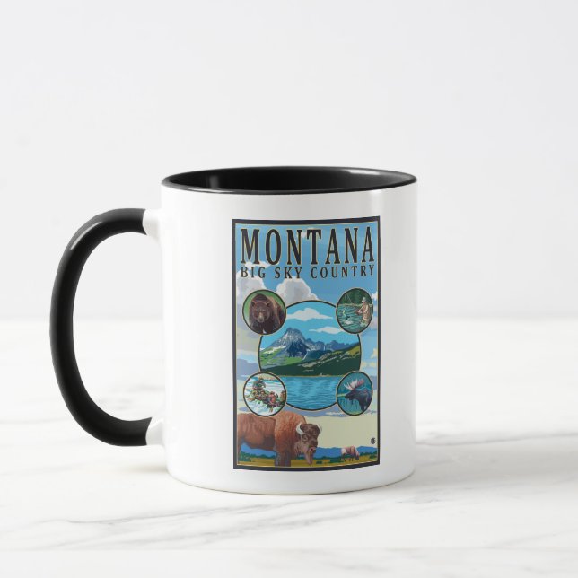 Tasse Scènes d'état du Montana (Gauche)
