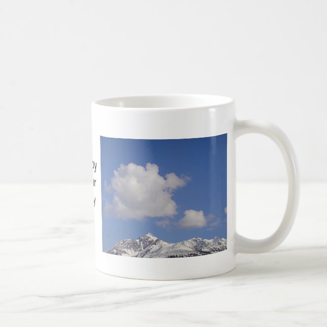 Tasse Schneeberg: enjoy your day Coffee Mug (Right)