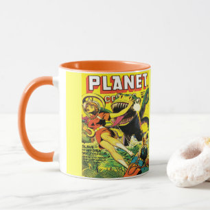 TASSE SCI FI PLANET COMICS GRAPHIQUE ART COVER DESIGN