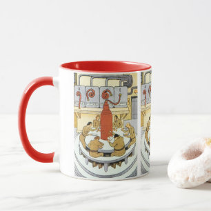 Tasse Science-fiction vintage, les scientifiques de labo