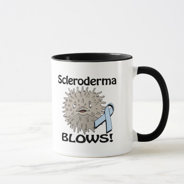 Tasse Scleroderma souffle Conception de sensibilisation (Droite)