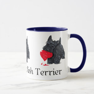 Tasse Scottish Terrier Valentine