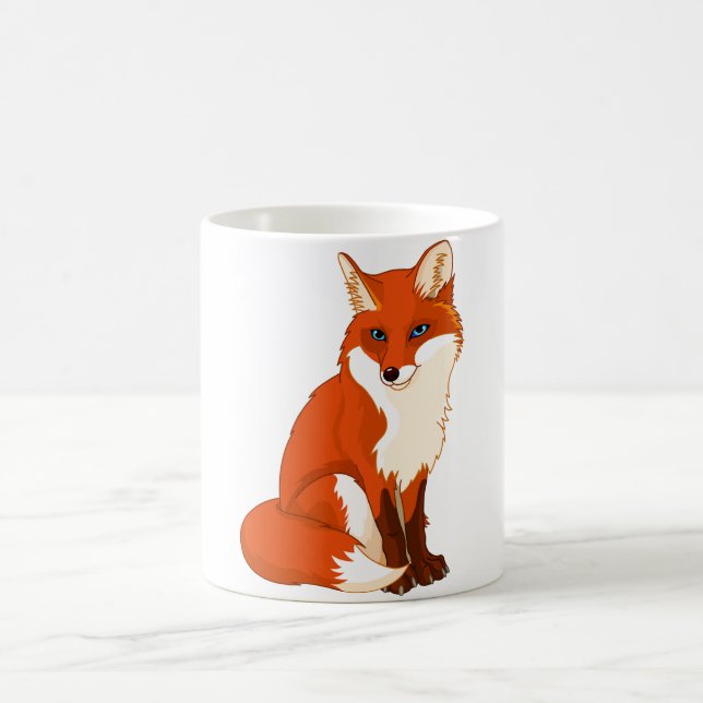 Tasse se reposante mignonne de Fox (Centre)