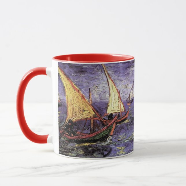 Tasse Seasons à Saintes Maries par Vincent van Gogh (Gauche)