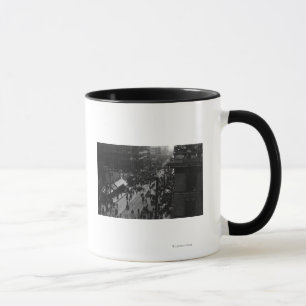 Tasse Seattle, défilé naval de WA dessus d'abord et