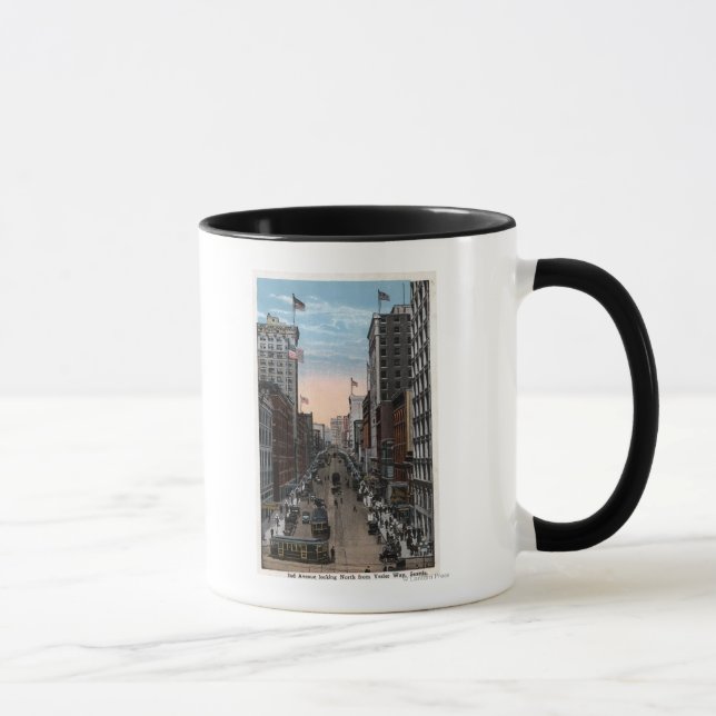 Tasse Seattle, Washington - Vue Nord de la 2e (Droite)