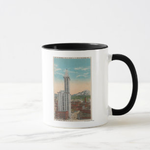 Tasse Seattle, WASmith Tower View & Mt Rainier