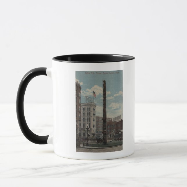 Tasse Seattle, WATotem Pole à Pioneer Carré (Gauche)