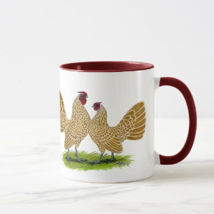 Tasse Sebrights Buff Laced