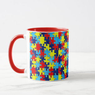 Tasse Sensibilisation sur l'autisme-Puzzle par Shirley T