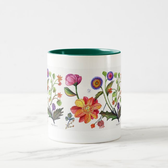Tasse sensible de fleur (Centre)