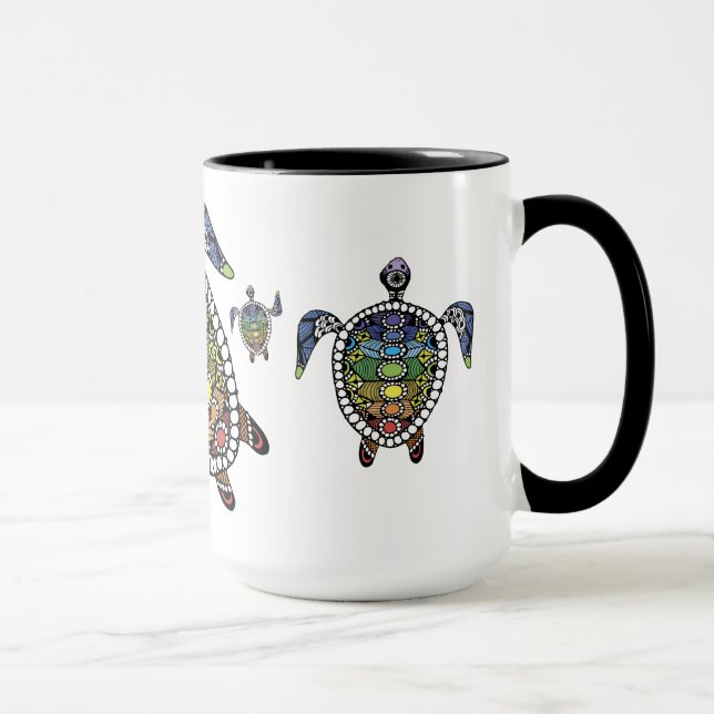 Tasse Serenity Turtle Chakras (Droite)