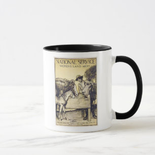 Tasse Service national Vintage Recrutement de femmes dan