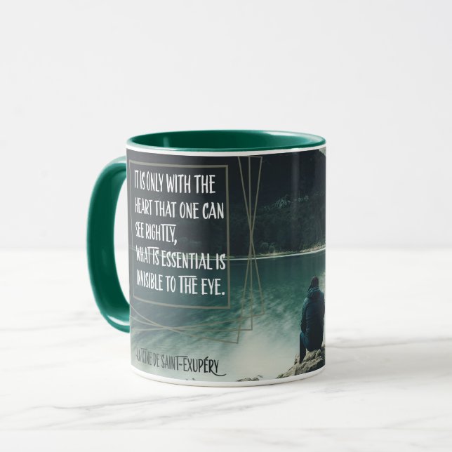 Tasse Seulement avec le coeur (Devant gauche)