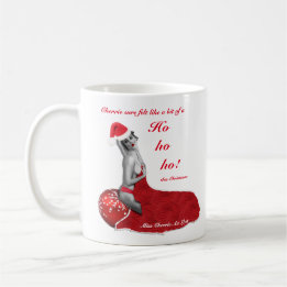 Tasse sexy drôle de Noël de nouveauté de